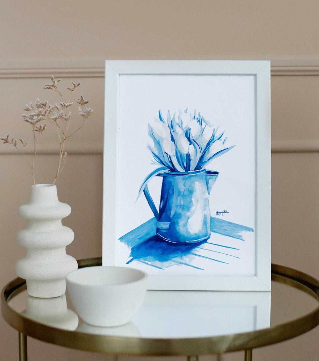 Blue & White Tulips image 2