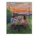 Crowded Table - 11x14 Gold image