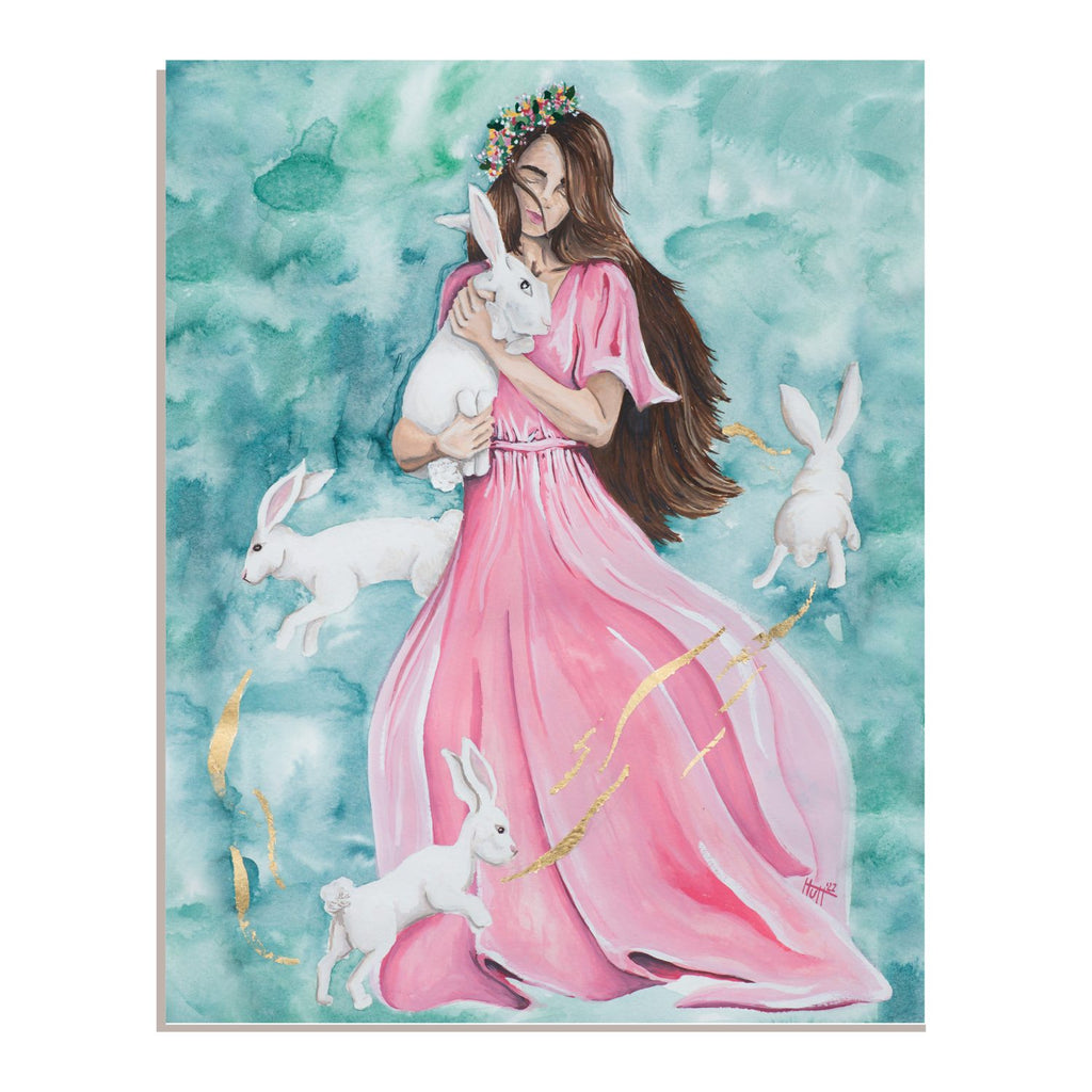 Eostre: Goddess of The Dawn Original Painting image 0