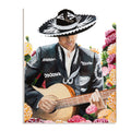 Mariachi in Bloom Original Painting image 0