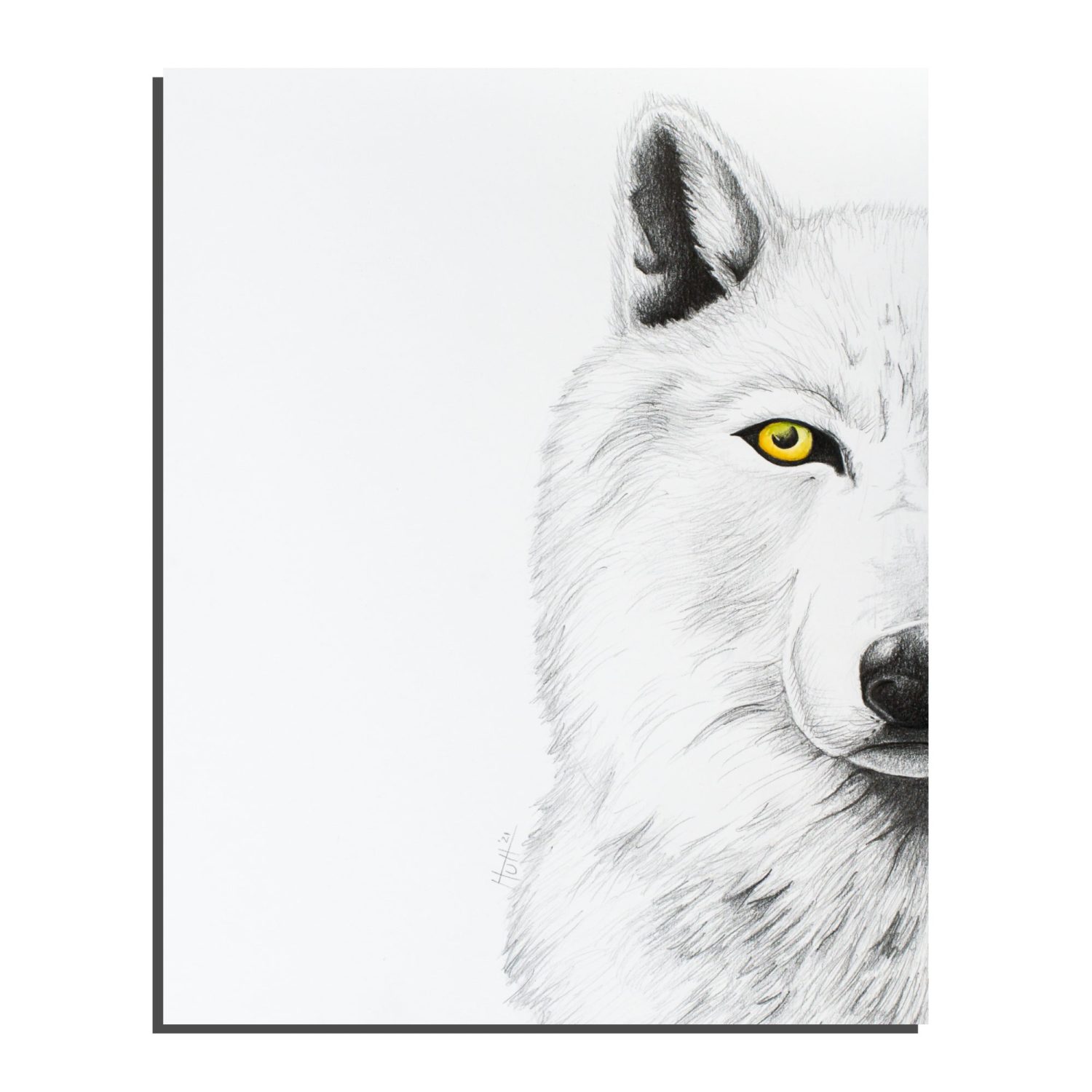 Women who run with Wolves Modern Magic Art Print