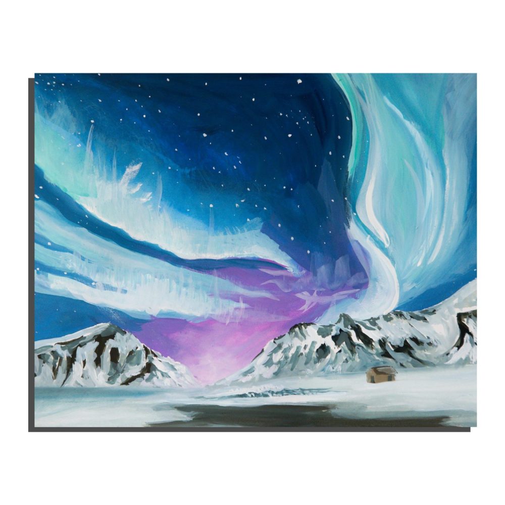 Norther Lights Modern Magic Art Print