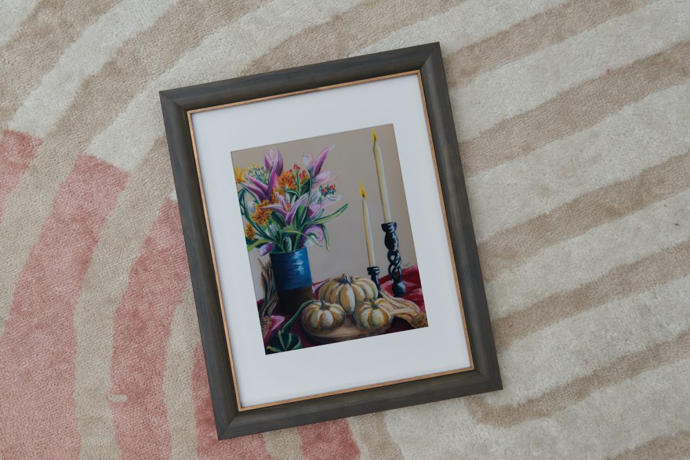 Fall Still Life soft pastel print 8x10