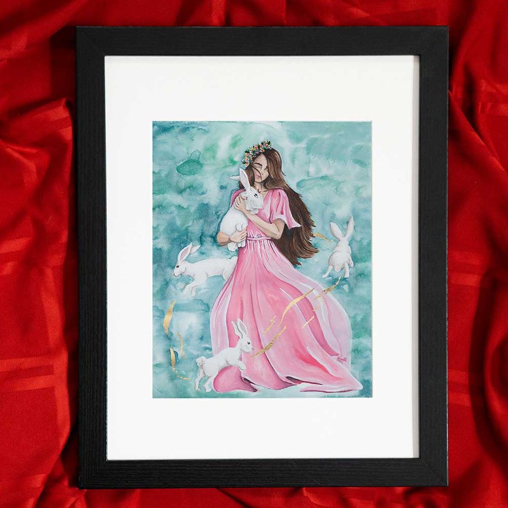 Eostre Goddess of Dawn for Year of the Rabbit