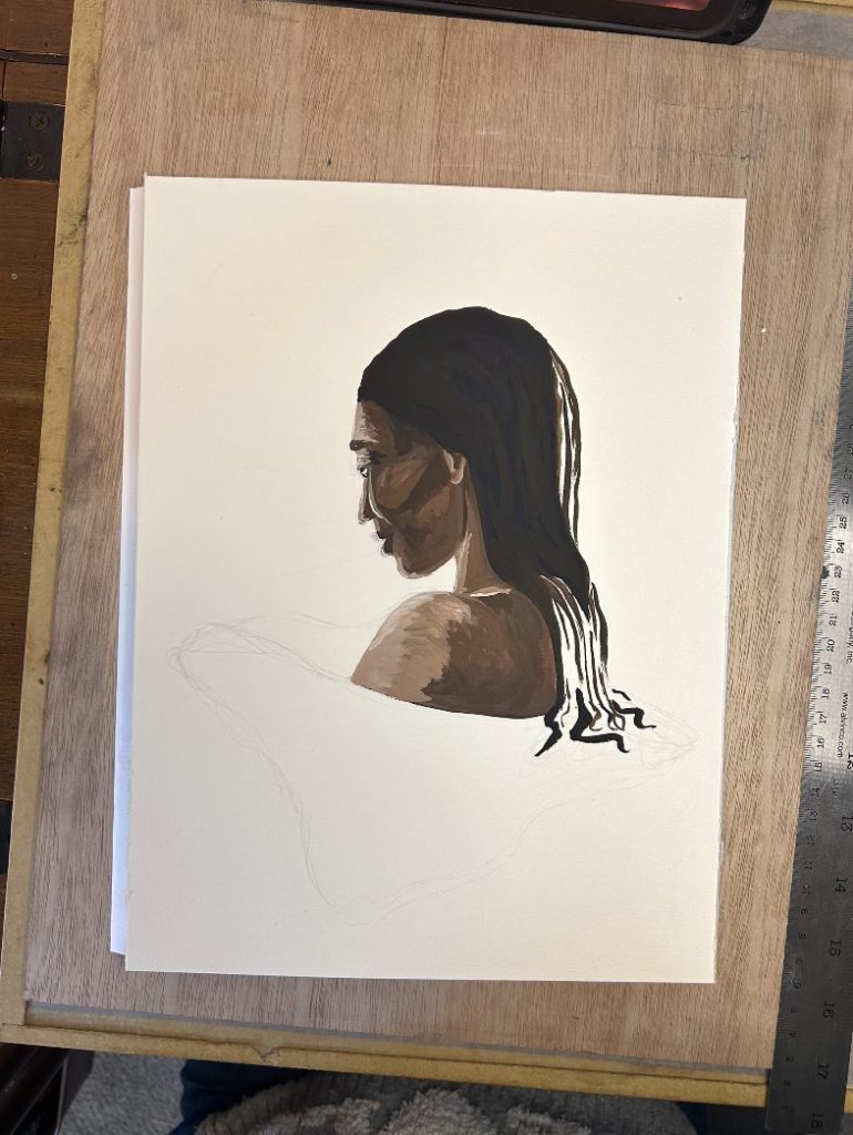 Aphrodite painting in the works