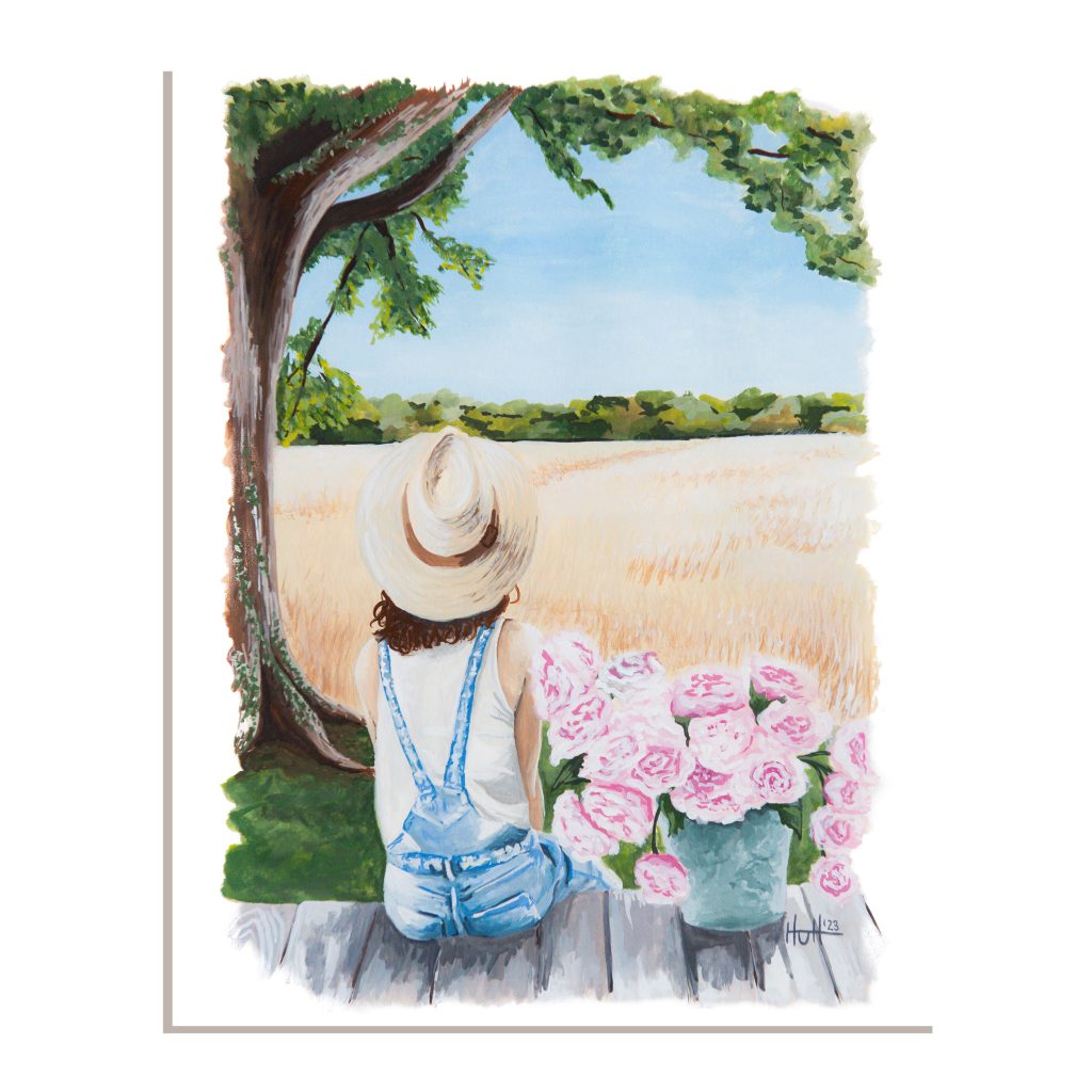 Flower Farm Gouache Print