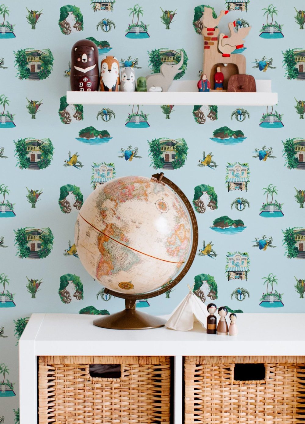 Colorful Costa Rica Tropical Retreat Toile de Joie