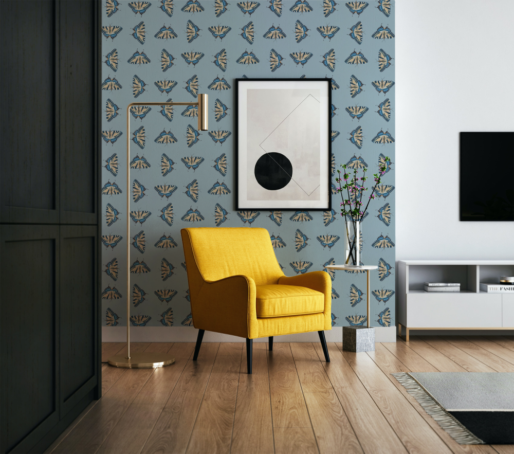 Hand Painted Butterflies wallpaper