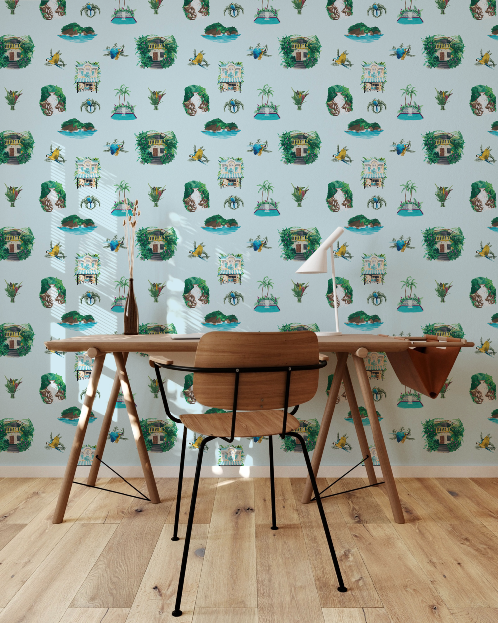 Colorful Costa Rica Tropical Retreat Toile de Joie