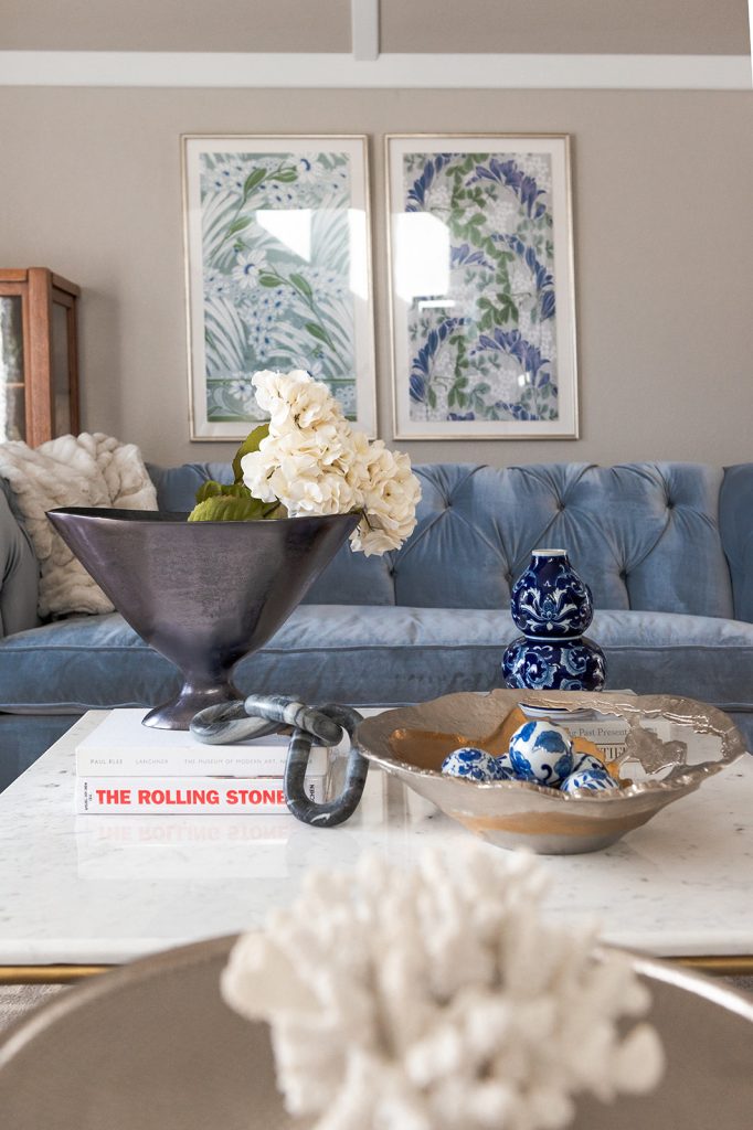 Interior Design Photography with all the shades of blue