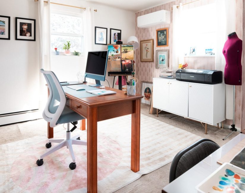 Artist Studio Tour, Creative Home Office Decor