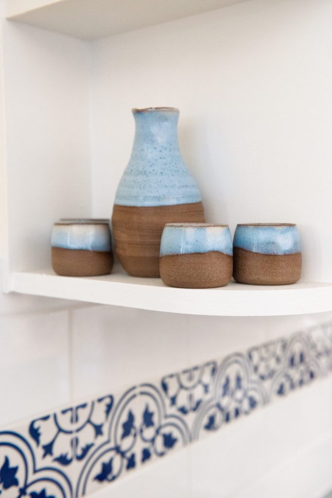 Handmade saki set