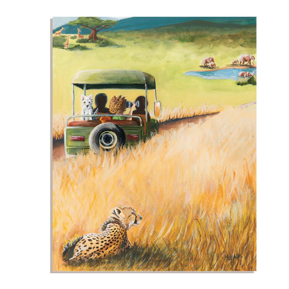 Tobias and Mozi go on Safari