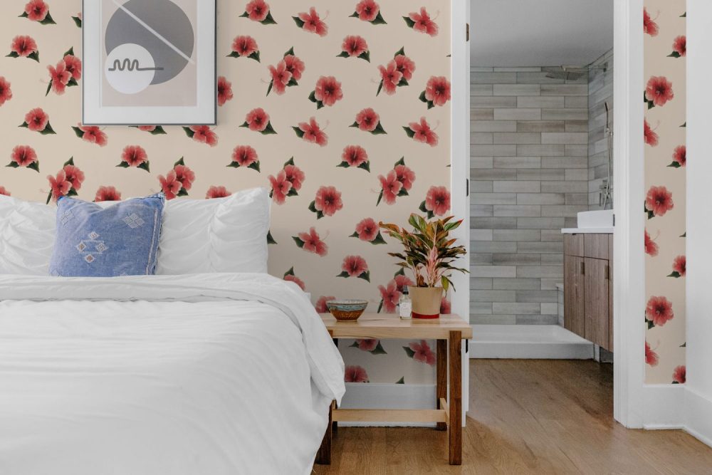 California Pink Hibiscus wallpaper