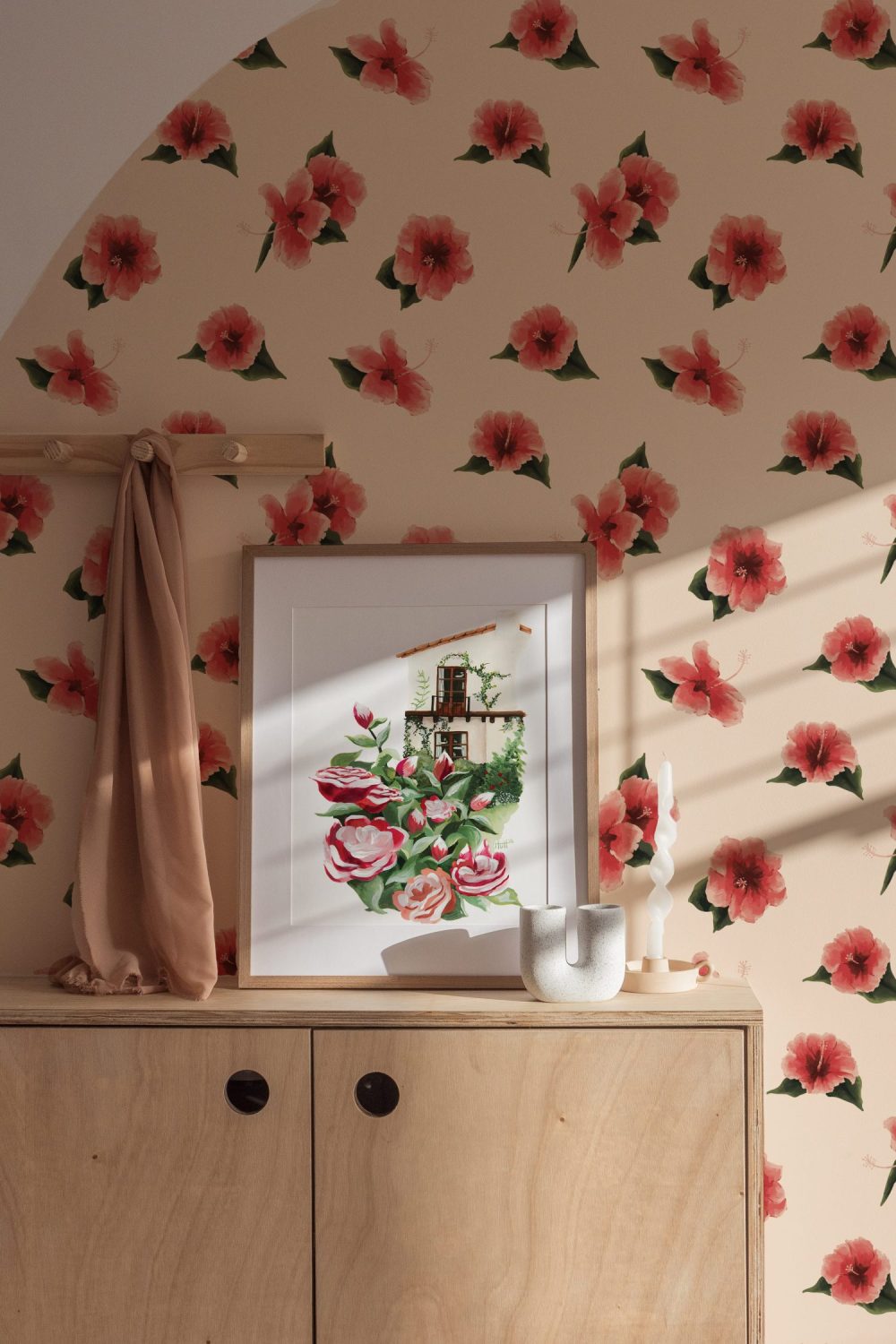 California Pink Hibiscus wallpaper