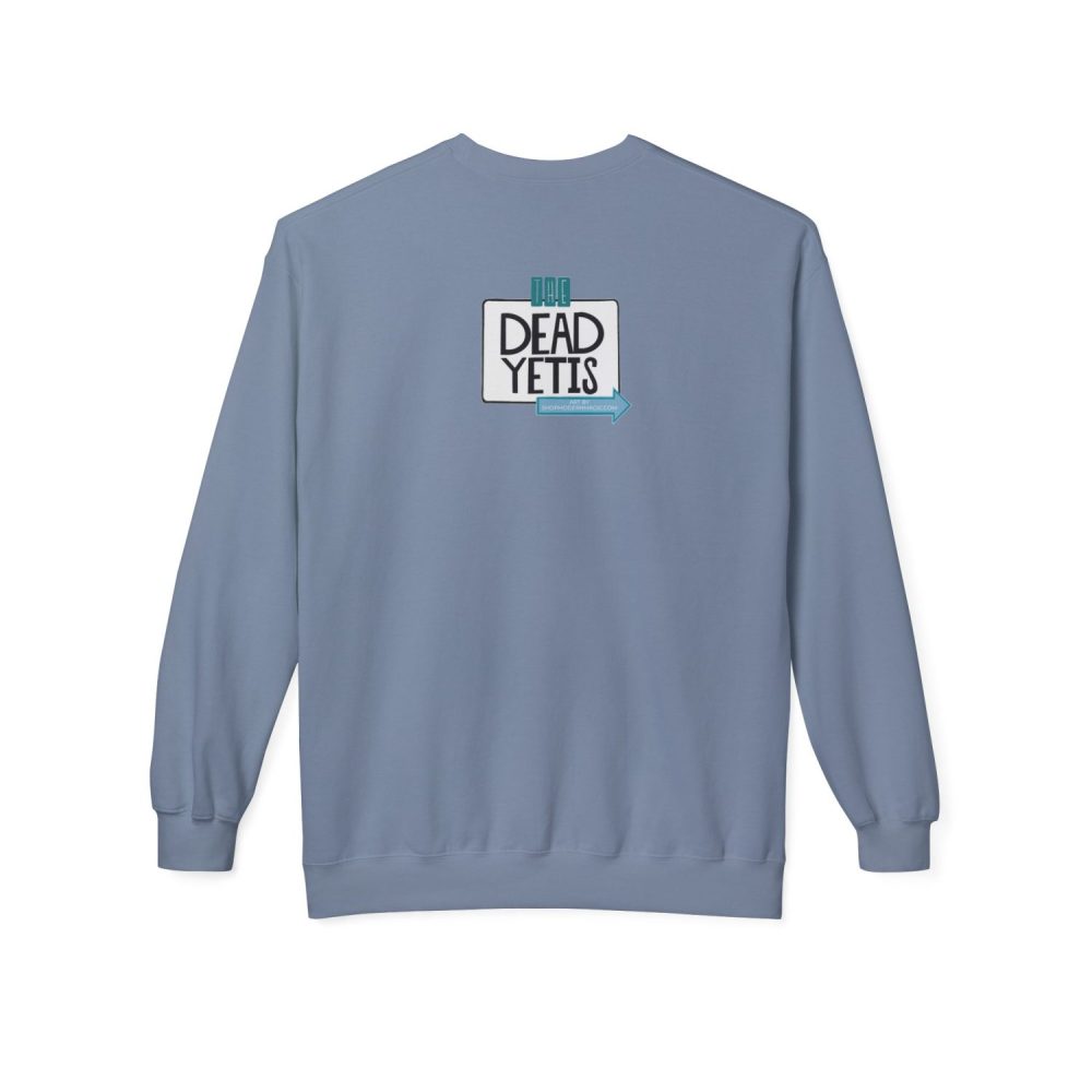 Lounging Yeti Unisex Fleece Crewneck Sweatshirt - Image 10