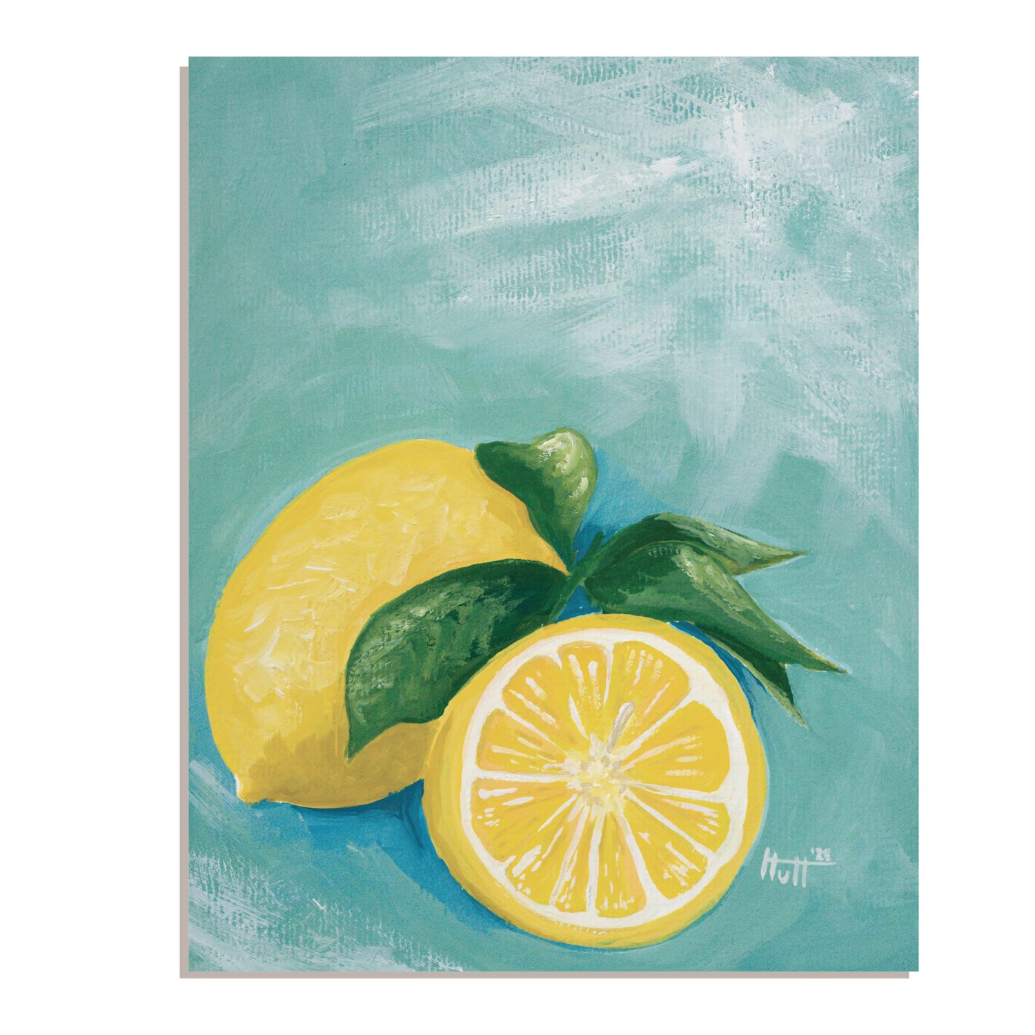 Summer Lemons Painting