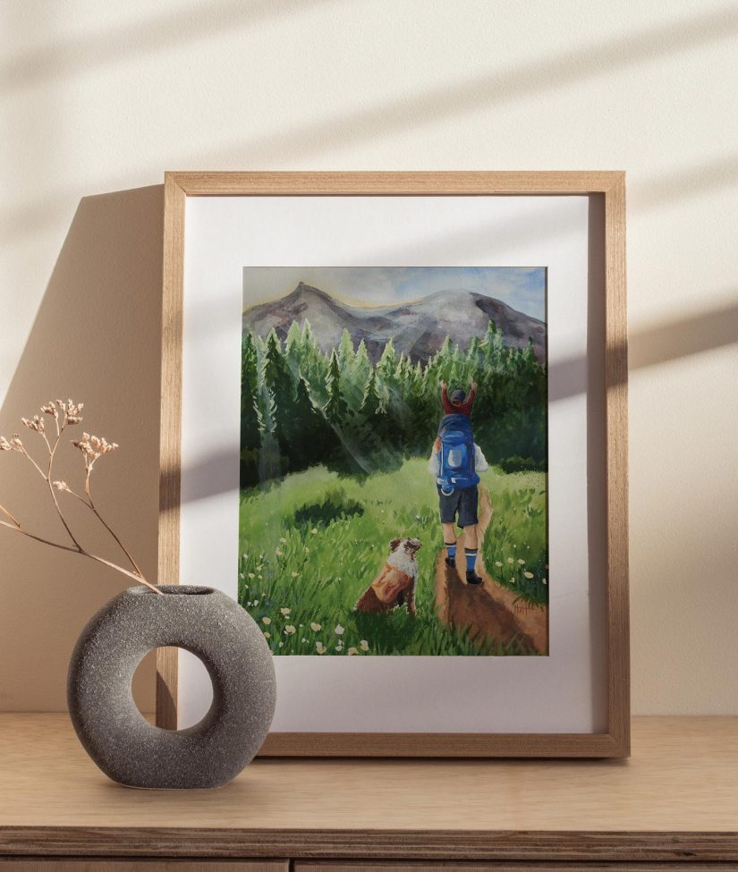 Father' Day Hike 11x14 Print