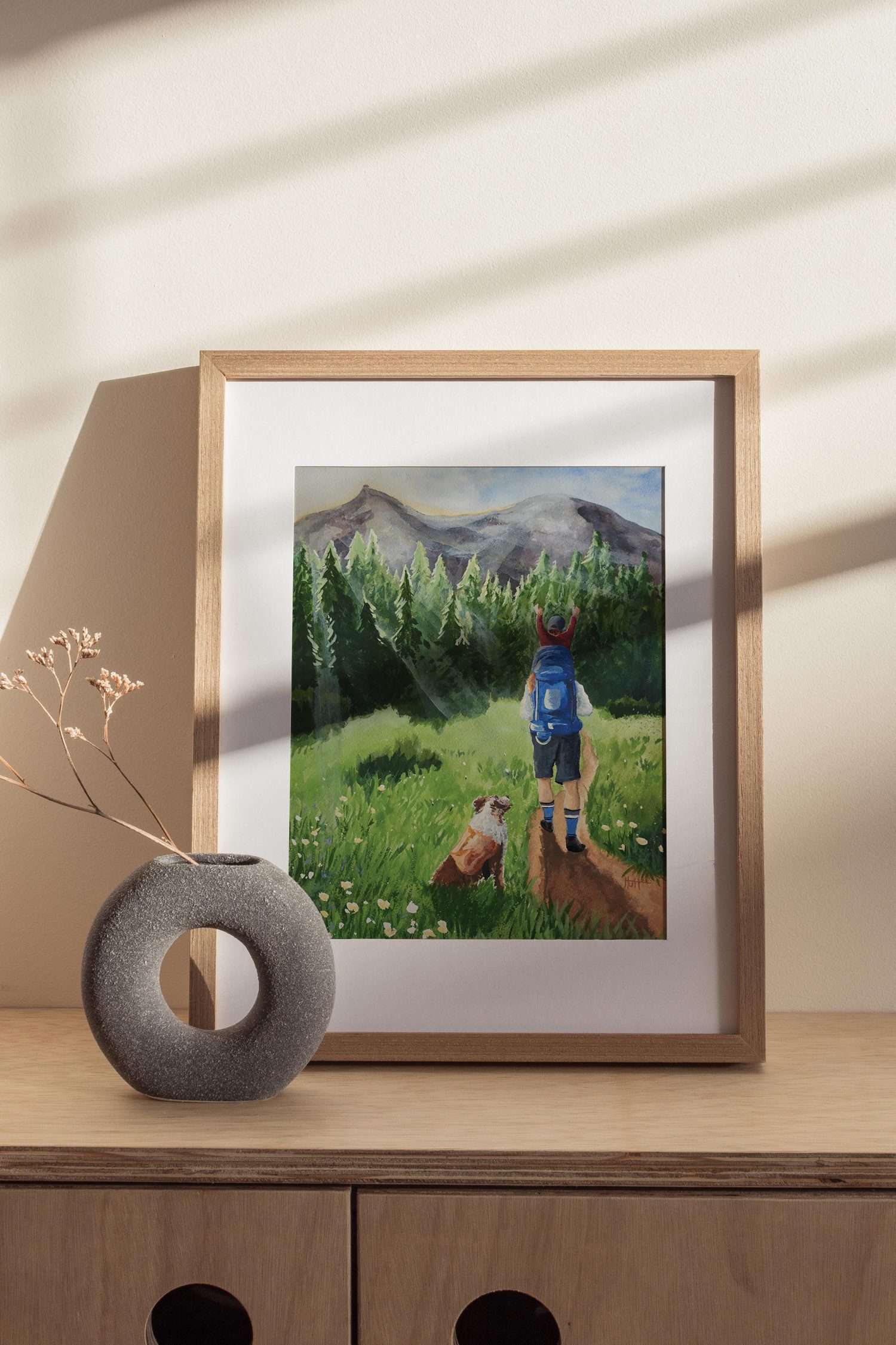 Father' Day Hike 11x14 Print