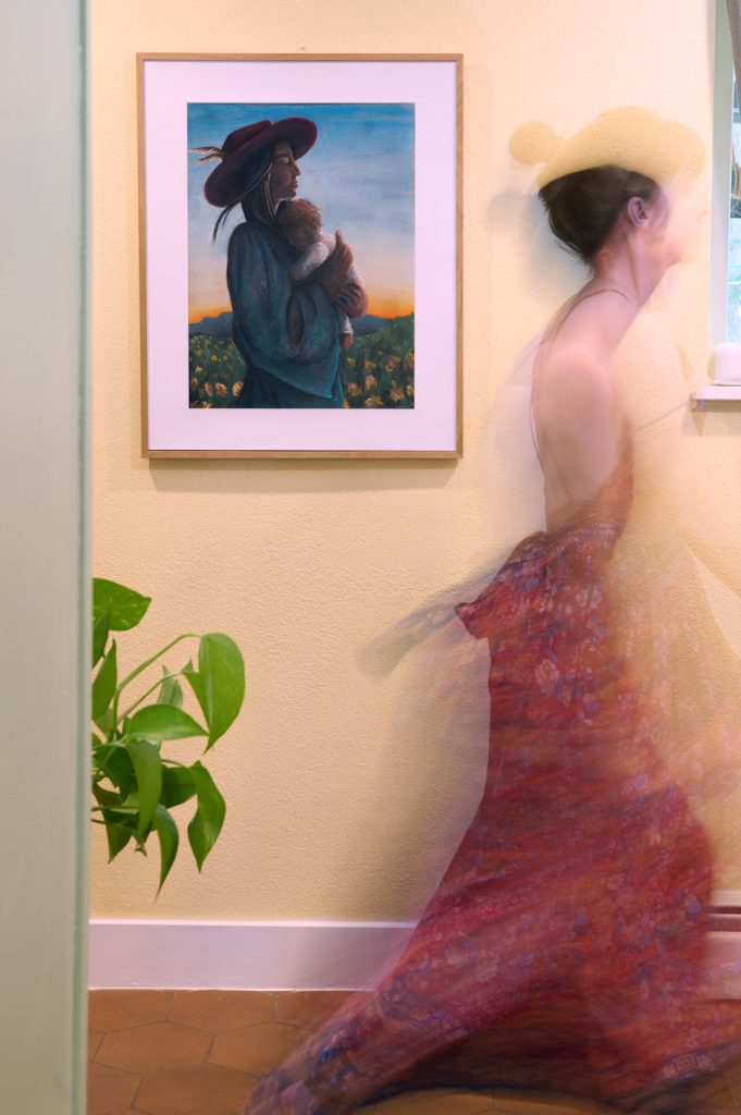 A Mother's Prayer Soft Pastel Print 18x24