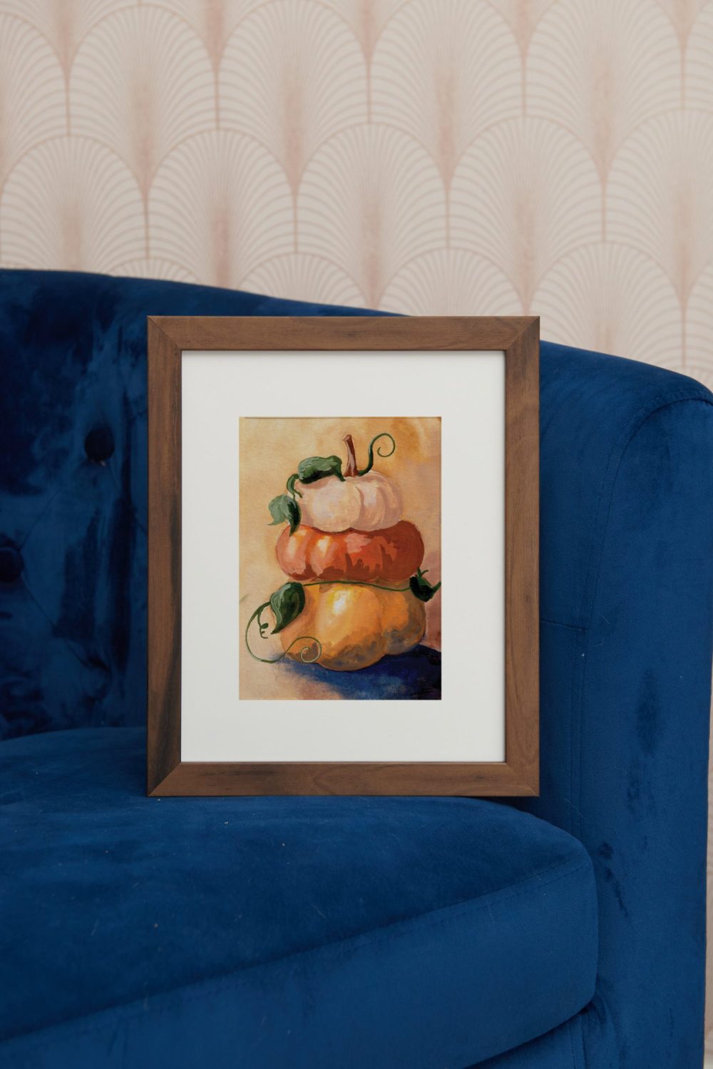 Whimsical Stacked Pumpkins - Image 2