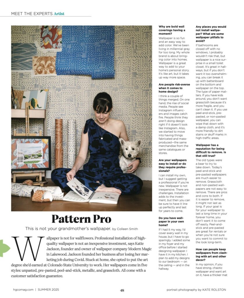 Katie Jackson Denver Artist in Home & Garden Colorado