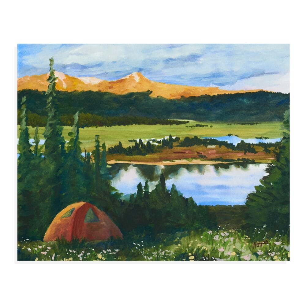Steamboat Springs Camp Grounds Painting