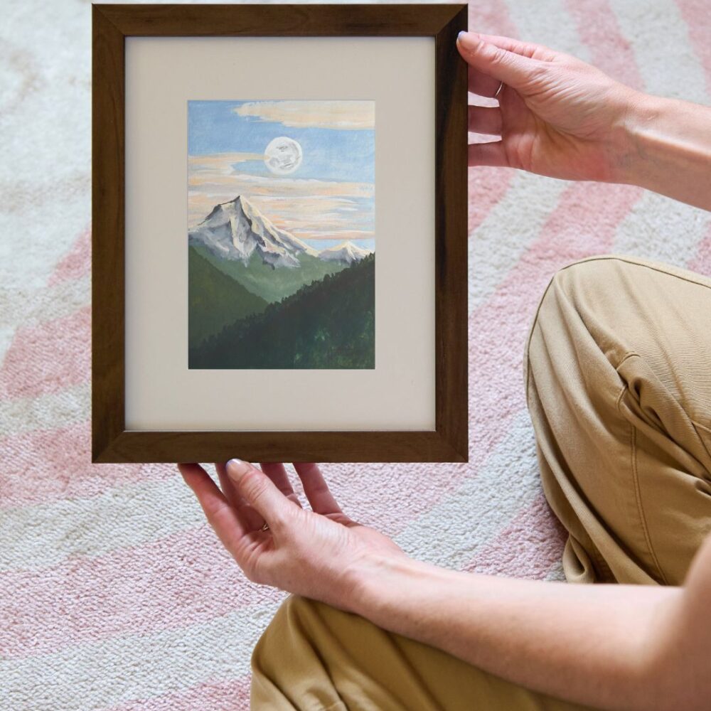 Moon over Mountain Denver Painting Workshop