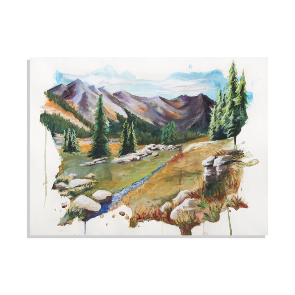 Uncharted Territory Limited Edition print inspired by Vail Pass