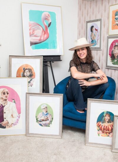 Katie Jackson Denver Artist with Uncaged Collection